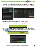 Предварительный просмотр 8 страницы AVProEdge AC-MX-88 User Manual