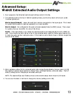 Предварительный просмотр 13 страницы AVProEdge AC-MX-88 User Manual