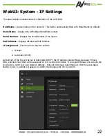 Предварительный просмотр 22 страницы AVProEdge AC-MX-88 User Manual