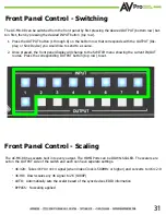 Предварительный просмотр 31 страницы AVProEdge AC-MX-88 User Manual