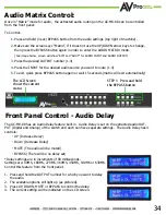 Предварительный просмотр 34 страницы AVProEdge AC-MX-88 User Manual