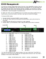 Предварительный просмотр 35 страницы AVProEdge AC-MX-88 User Manual