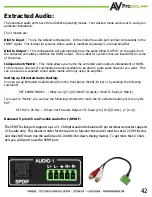 Предварительный просмотр 42 страницы AVProEdge AC-MX-88 User Manual