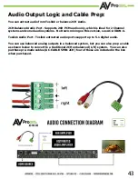 Предварительный просмотр 43 страницы AVProEdge AC-MX-88 User Manual