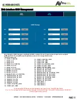 Предварительный просмотр 11 страницы AVProEdge AC-MX88-AUHD-NSFS User Manual