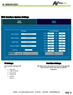 Предварительный просмотр 12 страницы AVProEdge AC-MX88-UHD-GEN2 User Manual