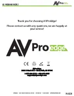 Предварительный просмотр 28 страницы AVProEdge AC-MX88-UHD-GEN2 User Manual