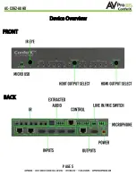 Preview for 5 page of AVProEdge ConferX AC-CX62-AUHD User Manual