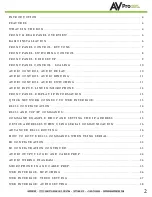 Предварительный просмотр 2 страницы AVProEdge conferX AC-CX84-AUHD User Manual