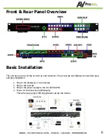 Предварительный просмотр 6 страницы AVProEdge conferX AC-CX84-AUHD User Manual