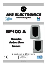 Preview for 1 page of AVS Electronics BF100 A Manual