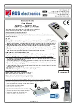 Preview for 1 page of AVS Electronics BIP 2 User Manual