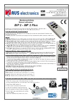 Preview for 2 page of AVS Electronics BIP 2 User Manual