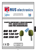 Preview for 65 page of AVS Electronics BM120HP Manual