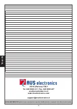 Preview for 32 page of AVS Electronics CITY CARB.LEDPlus General Manual For Installation