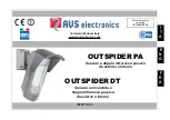 AVS Electronics OUTSPIDER DT Manual preview