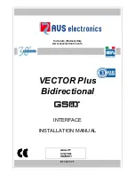 AVS Electronics VECTOR Plus Installation Manual preview