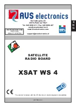 Preview for 5 page of AVS Electronics XSAT WS 4 Installation Manual