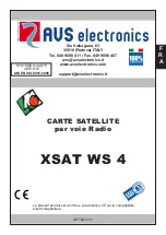 Preview for 9 page of AVS Electronics XSAT WS 4 Installation Manual