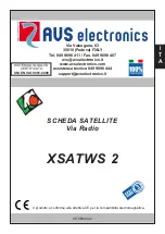 AVS Electronics XSATWS 2 Manual preview