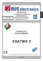 Preview for 5 page of AVS Electronics XSATWS 2 Manual