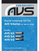 AVS AVS S3 Owner'S Manual предпросмотр