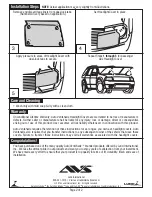 Предварительный просмотр 2 страницы AVS Headlight Covers Installation Instructions Manual