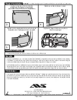 Предварительный просмотр 4 страницы AVS Headlight Covers Installation Instructions Manual