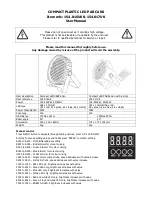 Preview for 1 page of Avsl 154.016UK User Manual