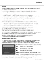 Preview for 6 page of Avsl Adastra RM406 User Manual