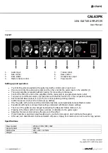 Предварительный просмотр 1 страницы Avsl Chord CAL63PK User Manual