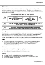 Preview for 2 page of Avsl Citronic X-PAD User Manual