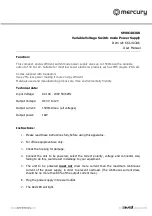 Avsl Mercury SMDC403UK User Manual preview