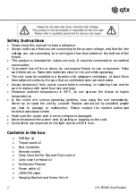 Предварительный просмотр 2 страницы Avsl qtx 151.554UK User Manual