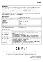 Предварительный просмотр 4 страницы Avsl qtx LED DERBY IV User Manual