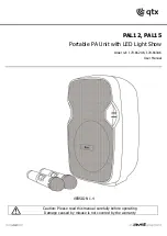 Avsl Qtx PAL12 User Manual preview