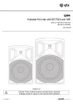 Avsl Qtx QX12PA User Manual предпросмотр