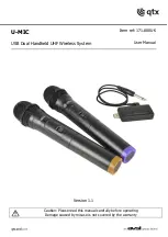 Preview for 1 page of Avsl qtx U-MIC User Manual