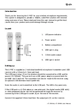 Preview for 2 page of Avsl QTX U-MIC User Manual