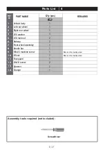 Preview for 5 page of Avson 370-211V80 Assembly Instruction Manual