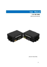 AVT CVT-SDI-MAV User Manual предпросмотр