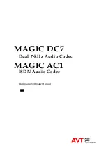 AVT MAGIC AC1 Hardware & Software Manual preview