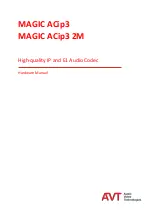 Preview for 1 page of AVT MAGIC ACip3 Hardware Manual