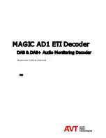 AVT MAGIC AD1 ETI Hardware Manual предпросмотр