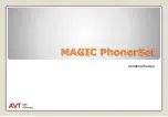 Preview for 33 page of AVT MAGIC PhonerSet Series Quick Manual