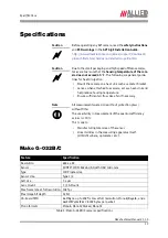 Предварительный просмотр 17 страницы AVT Mako G-032B Technical Manual