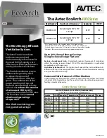 Avtec EcoArch 4000 Series Brochure preview