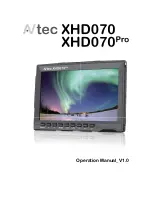 Предварительный просмотр 1 страницы Avtec XHD070 Operation Manual