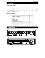 Предварительный просмотр 2 страницы Avtech AVD715 Quick Start Manual