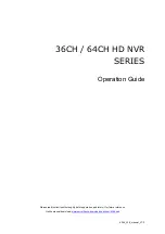 Предварительный просмотр 1 страницы Avtech AVH336 Operation Manual